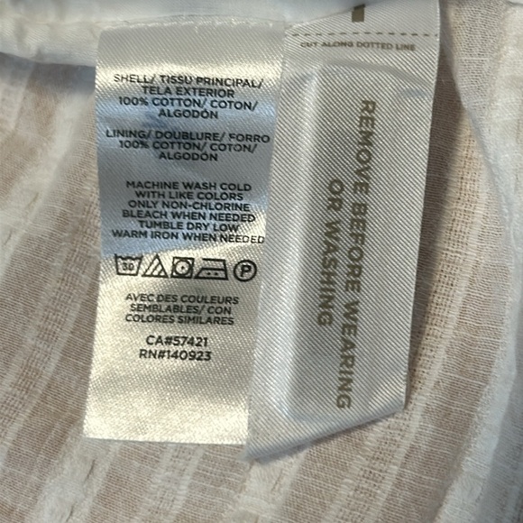 LOFT Summer Sundress with Braided Collar Size SP - Picture 9 of 9